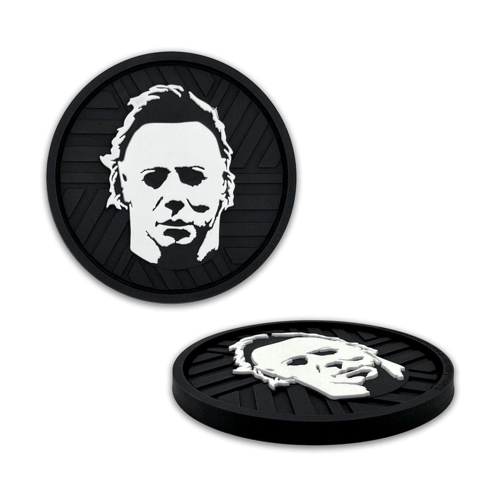 Officially Licensed Myers Halloween Automotive 3D Textured Silicone Coasters / Michael