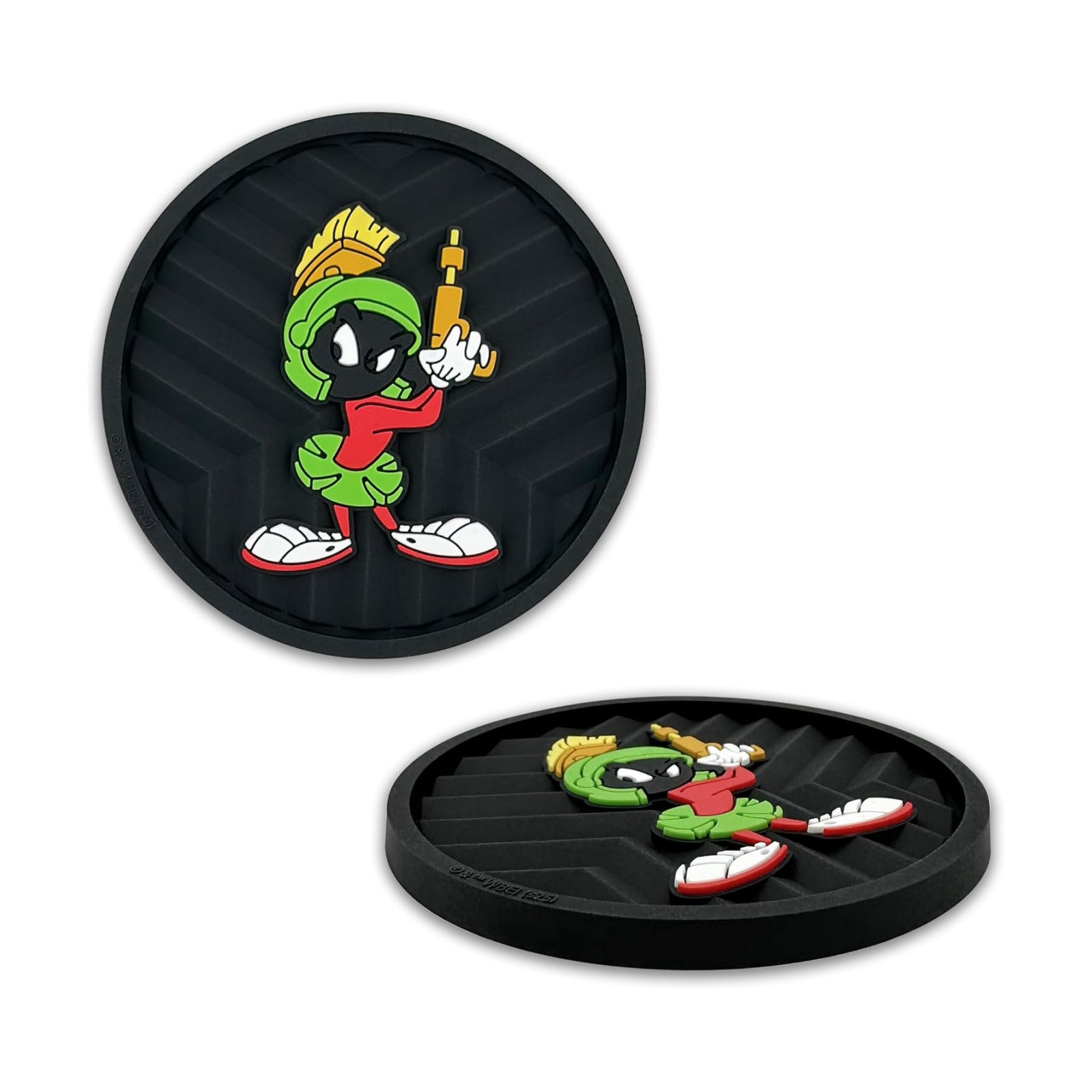 Officially Licensed Looney Tunes the Martian Automotive 3D Textured Silicone Coasters / Marvin