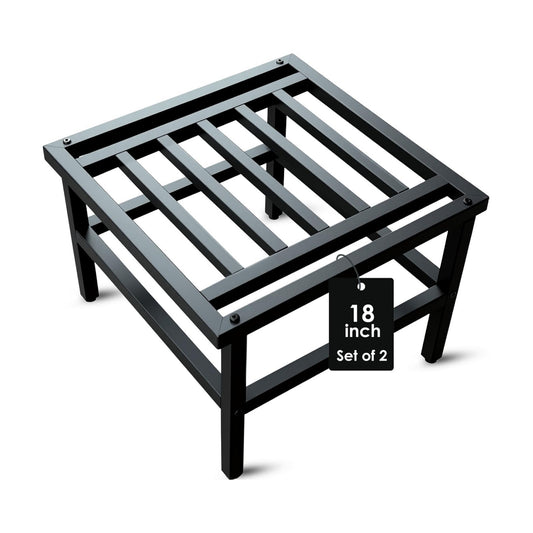 Metal Heavy Duty Plant Stand Indoor Outdoor,18 Inch Large Plant Stands Riser,Tall Wrought Iron Pedestal Holders for