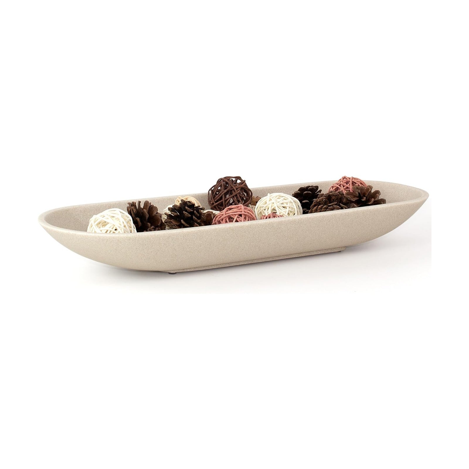 Long Dough Bowl / Beige / Extra Long / 17.72 Inch