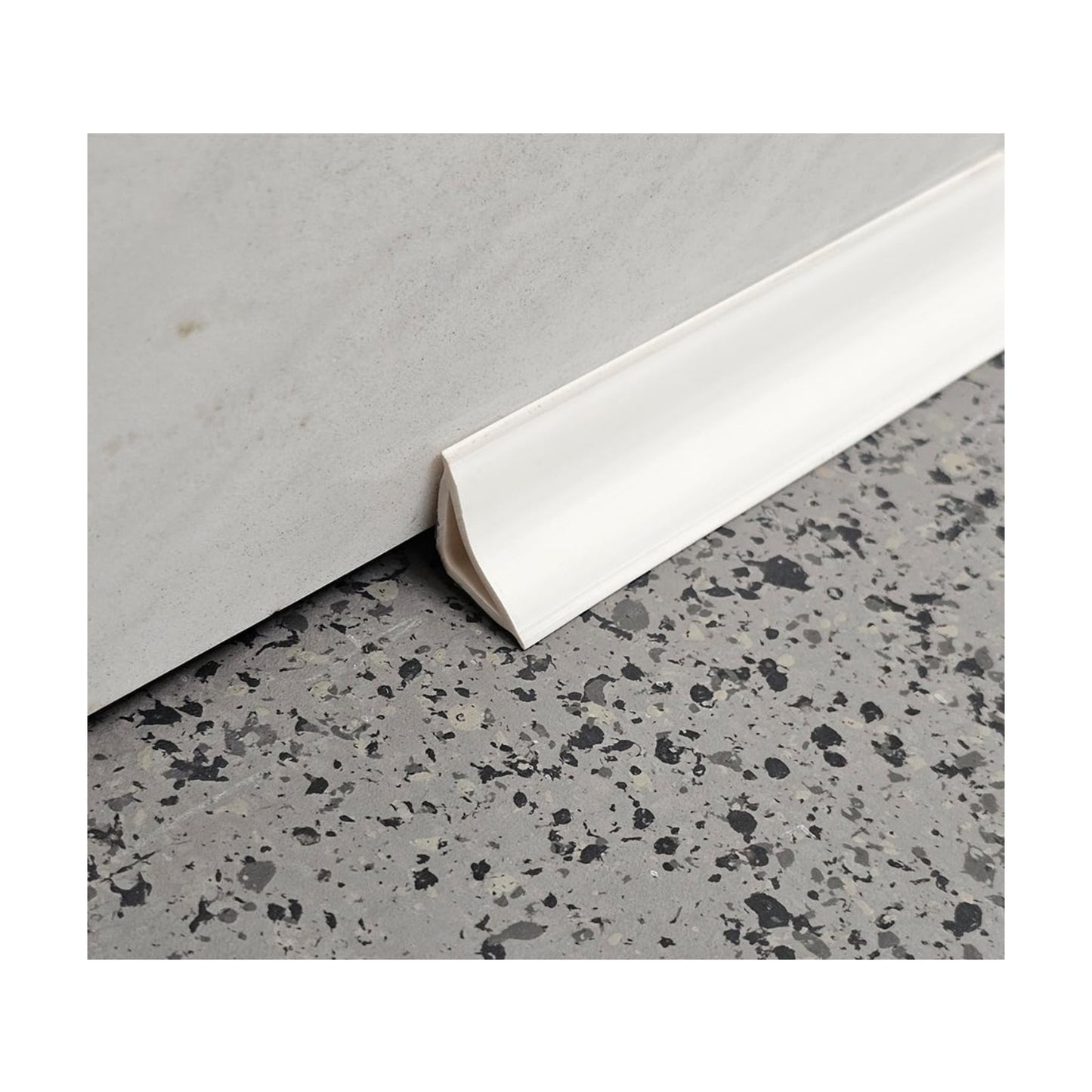 Peel and Stick Wall Molding Trim Caulk Strip Self Adhesive Corner Trim Moulding / White / 20ft