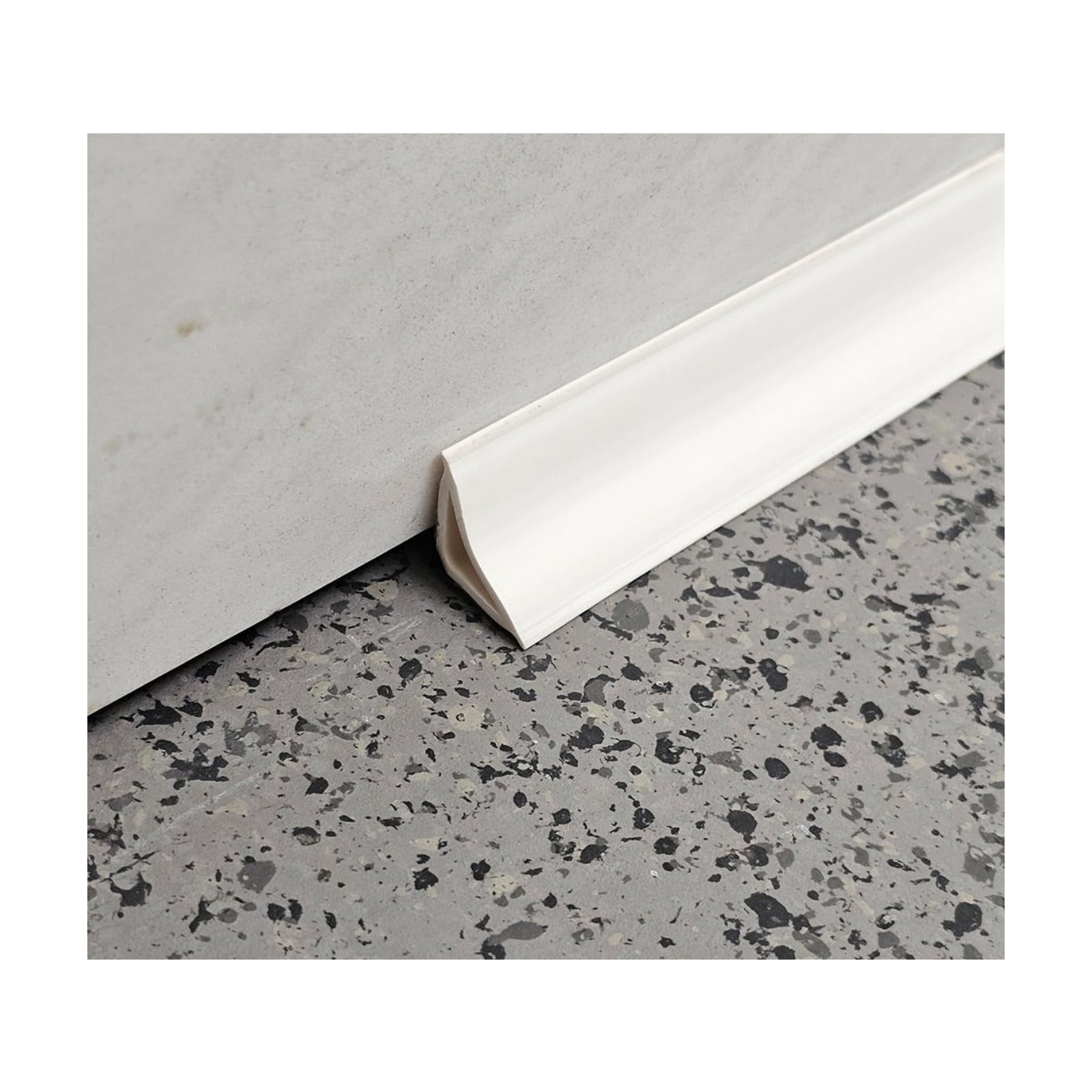 Peel and Stick Wall Molding Trim Caulk Strip Self Adhesive Corner Trim Moulding / White / 20ft