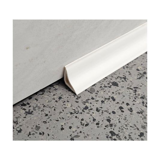 Peel and Stick Wall Molding Trim Caulk Strip Self Adhesive Corner Trim Moulding / White / 20ft