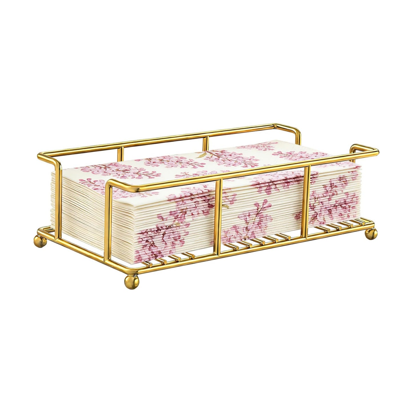 Bathroom Paper Towel Holder Bathroom Guest Towel Holder Tray / Gold