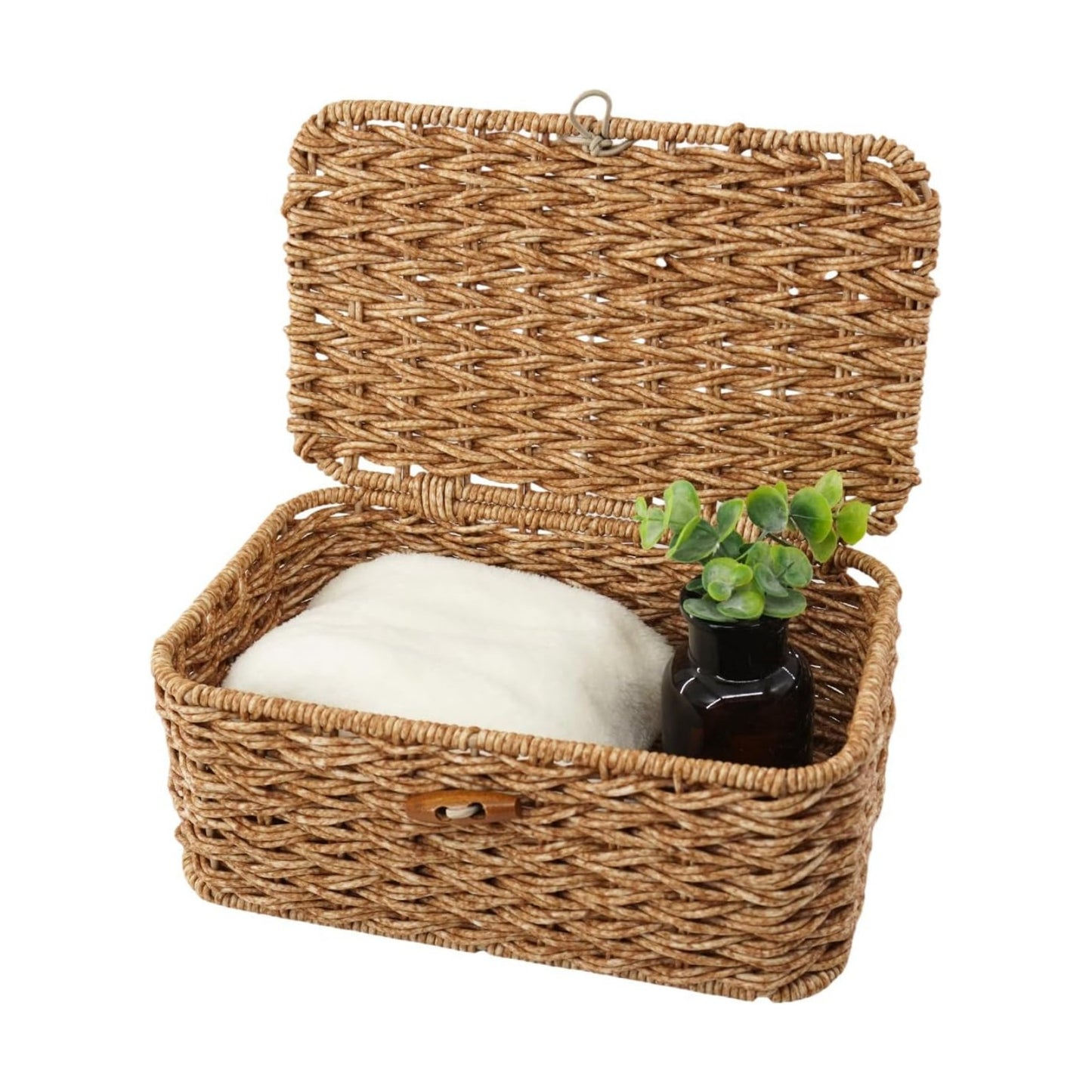 YRMT Storage Basket / 10.2 x 6.3 x 4.1 / Rattan