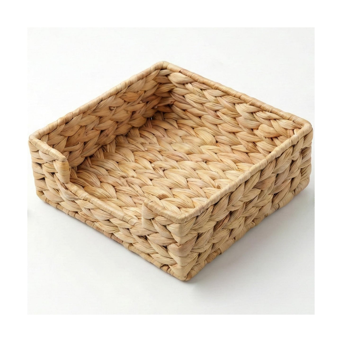 Square Wicker Tissue Tray for Dining Table