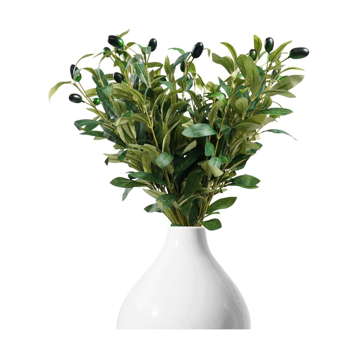 Artificial Olive Tree Branches / 1 Olive Branch Set / Set of 20