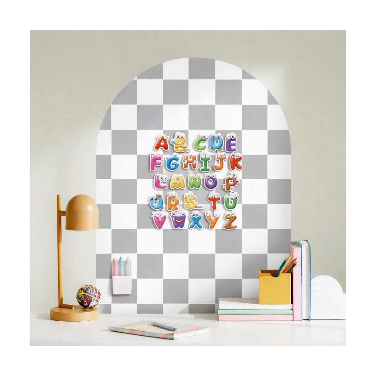 Magnetic Wall Decal Chalkboard / Gray / 24 x 40