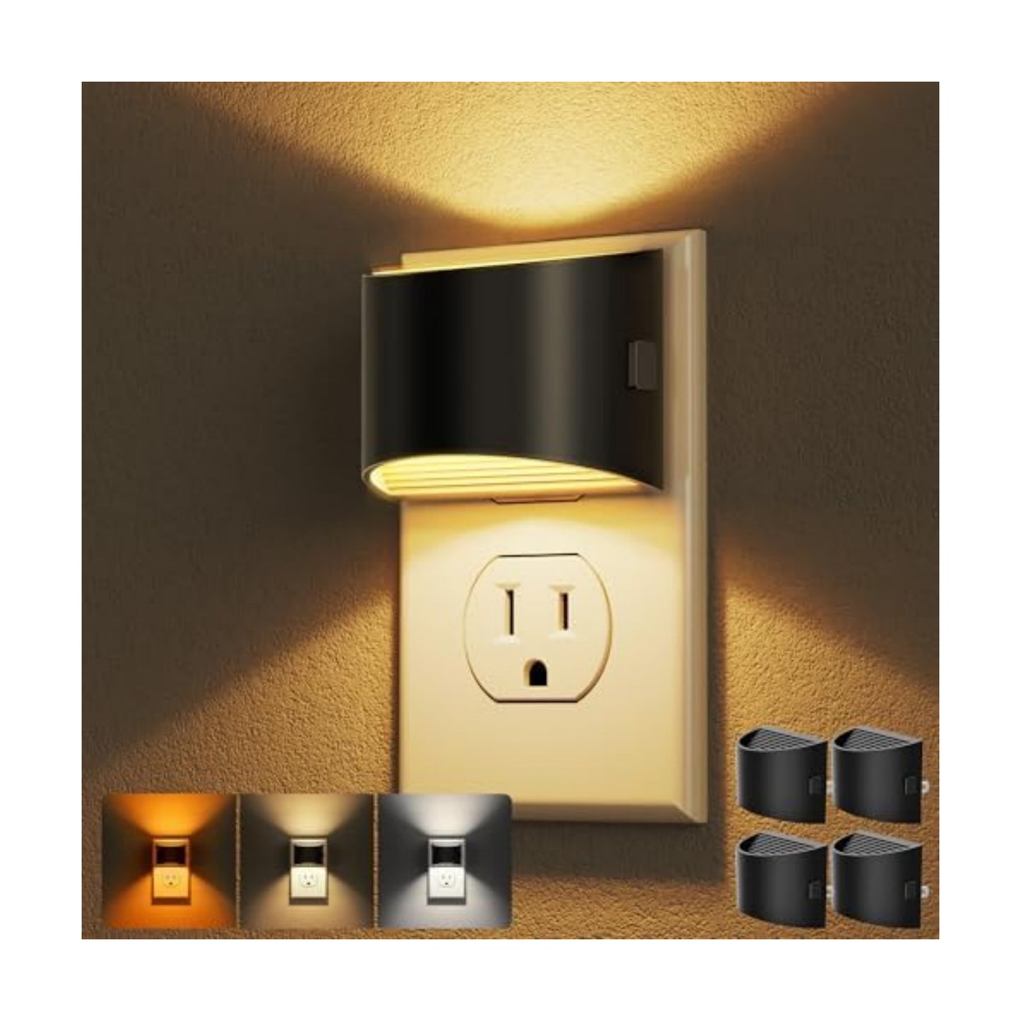 DORESshop Night Light, Night Lights Plug into Wall, Adjustable, 3CCT