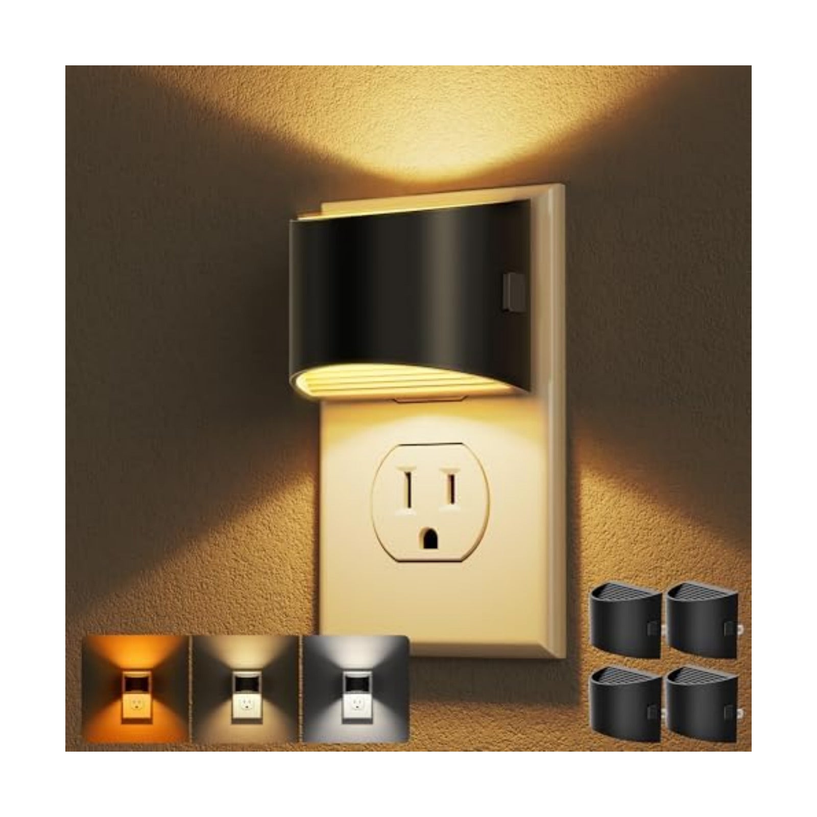 DORESshop Night Light, Night Lights Plug into Wall, Adjustable, 3CCT