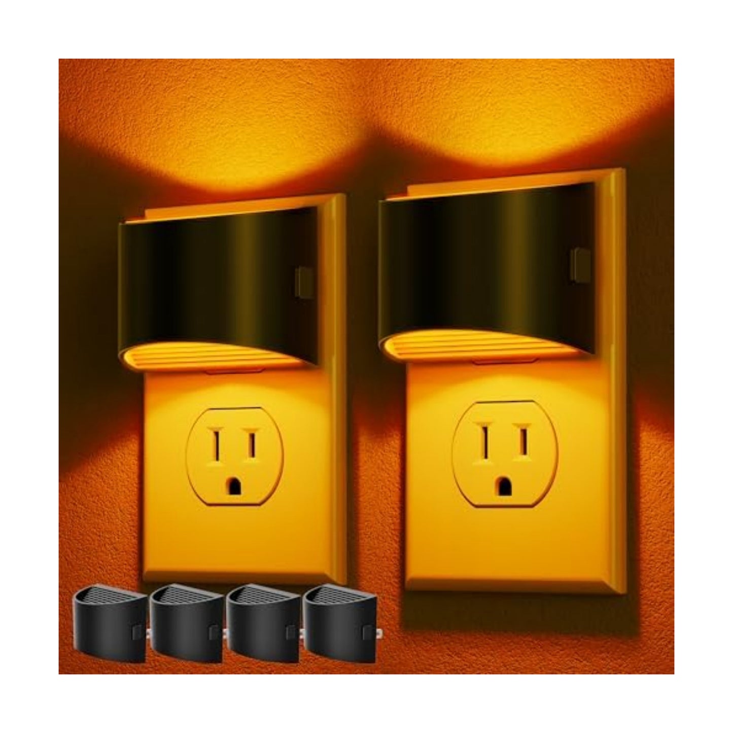 DORESshop Night Light, Night Lights Plug into Wall, Adjustable, Amber