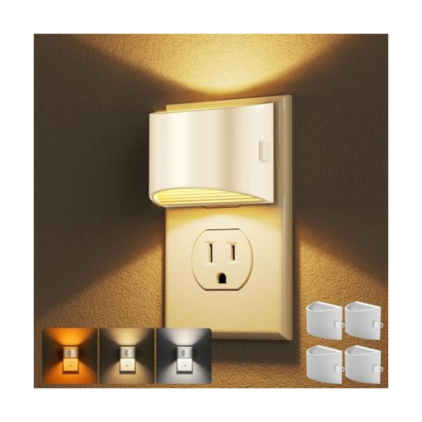DORESshop Night Light, Night Lights Plug into Wall, Adjustable, 3CCT