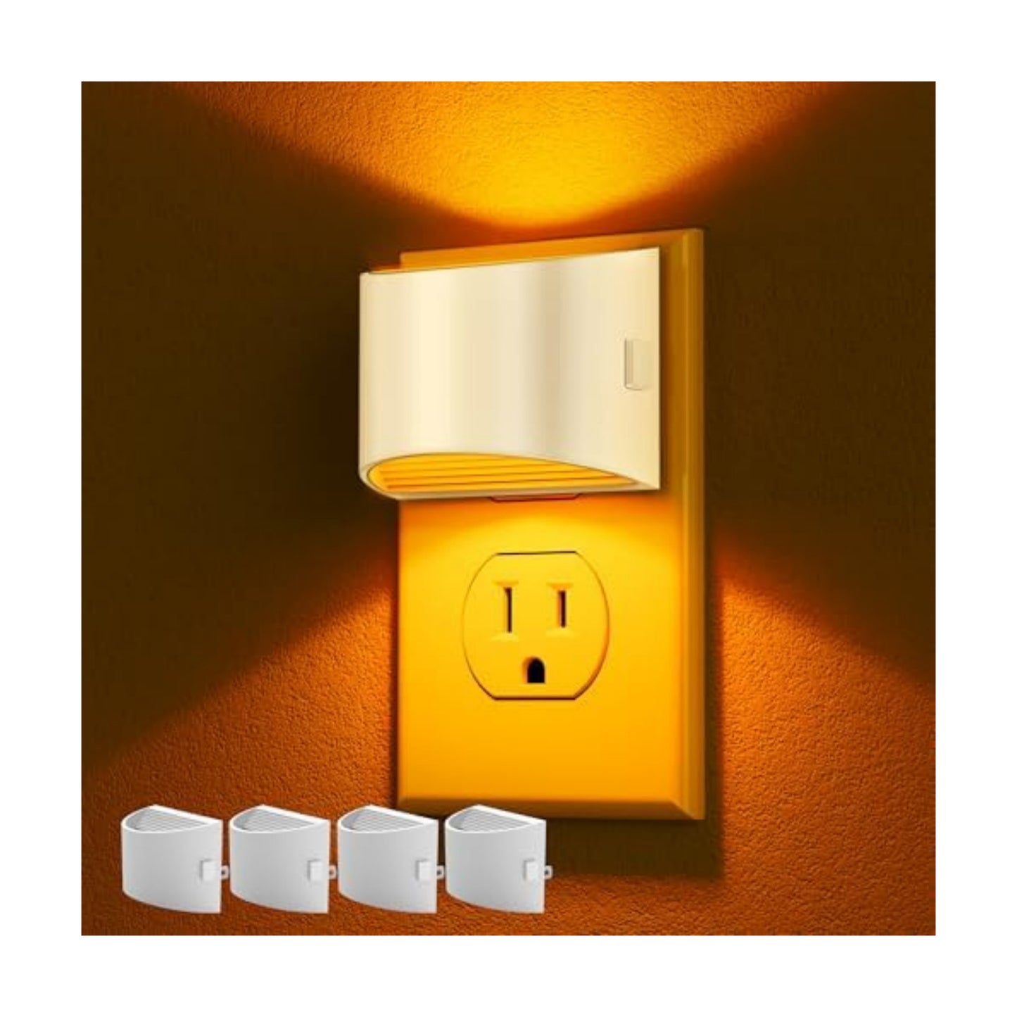 DORESshop Night Light, Night Lights Plug into Wall, Adjustable, Amber
