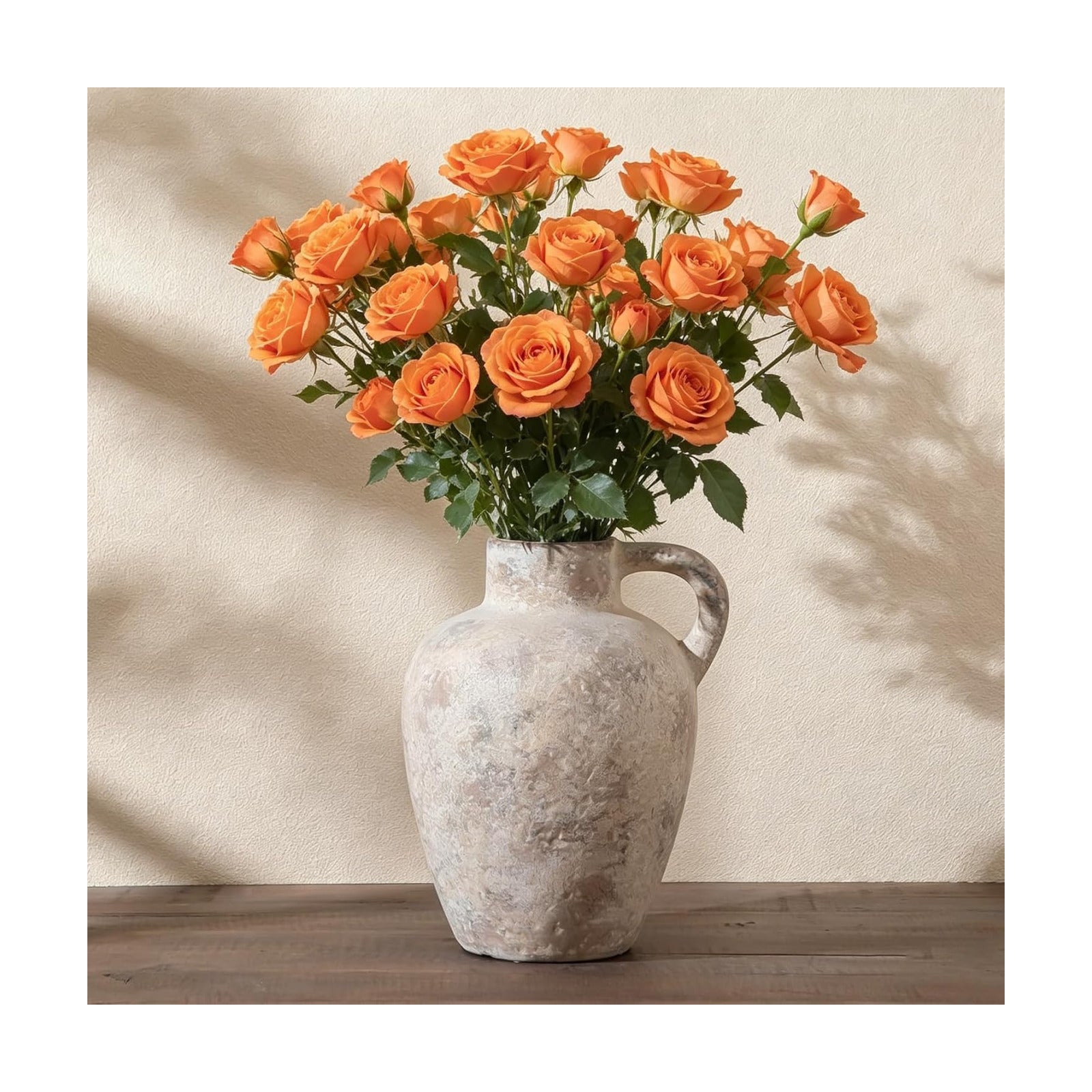 8.85" Handmade Ceramic Vase / Farmhouse-8.85in-3