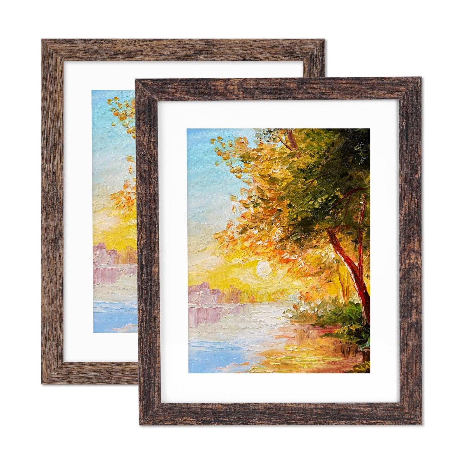 Picture Frame / Brown Photo Frames / Rustic Brown / 8 x 10