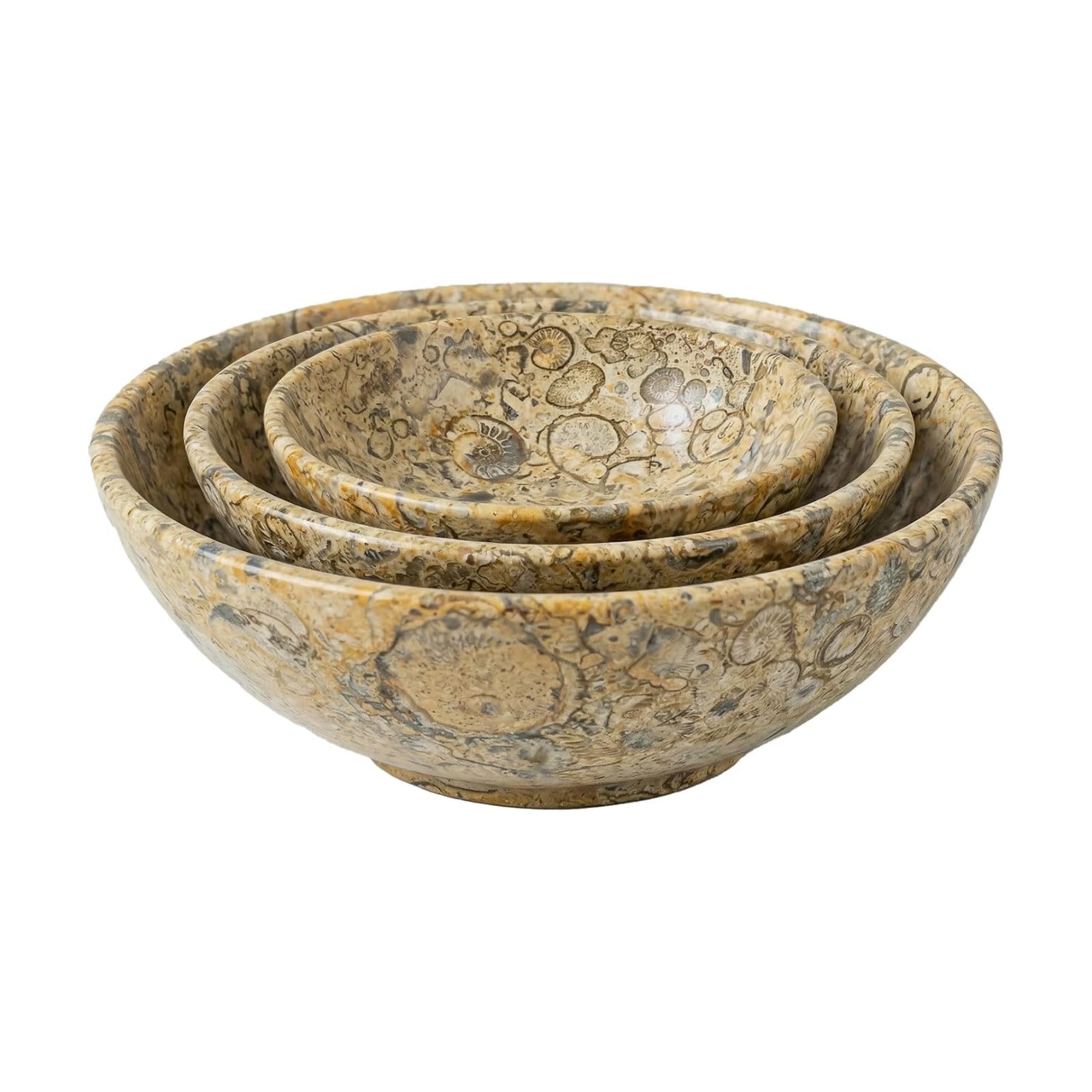 Ring Holder & Food Bowl for Snacks / Coral - 4", 5" & 6" Inch / 6 Inch / Set of 3