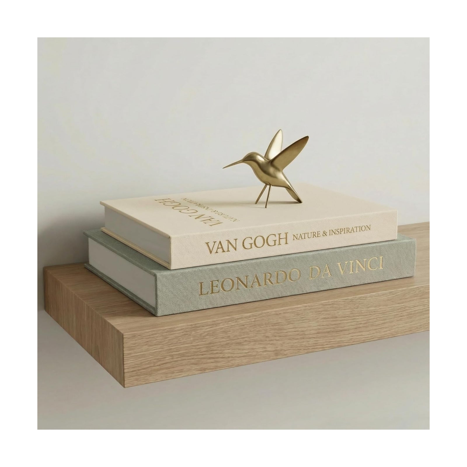 Linen Boxes / Aesthetic Decorative Books / Sage & Beige / Set of 2