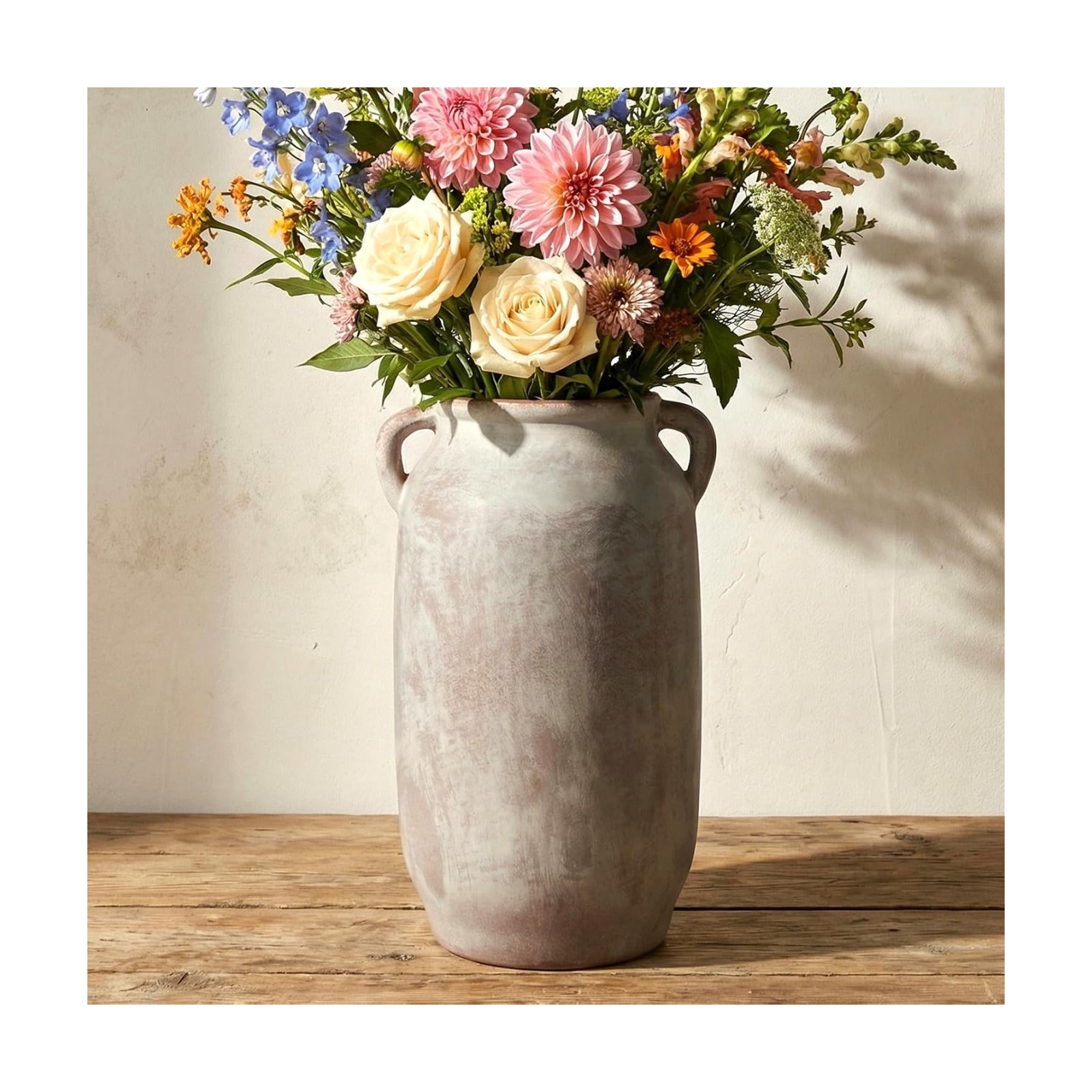Tall Ceramic Flower Vase / 11.5inch