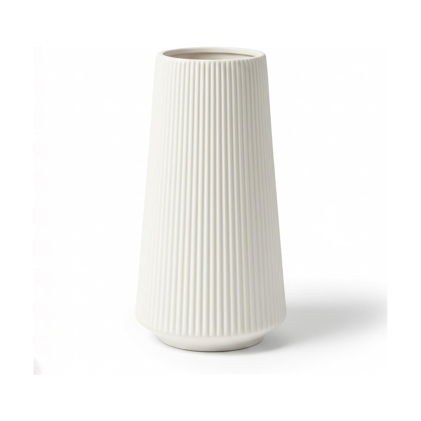 Modern Vase / 001white / White / 8 Inch