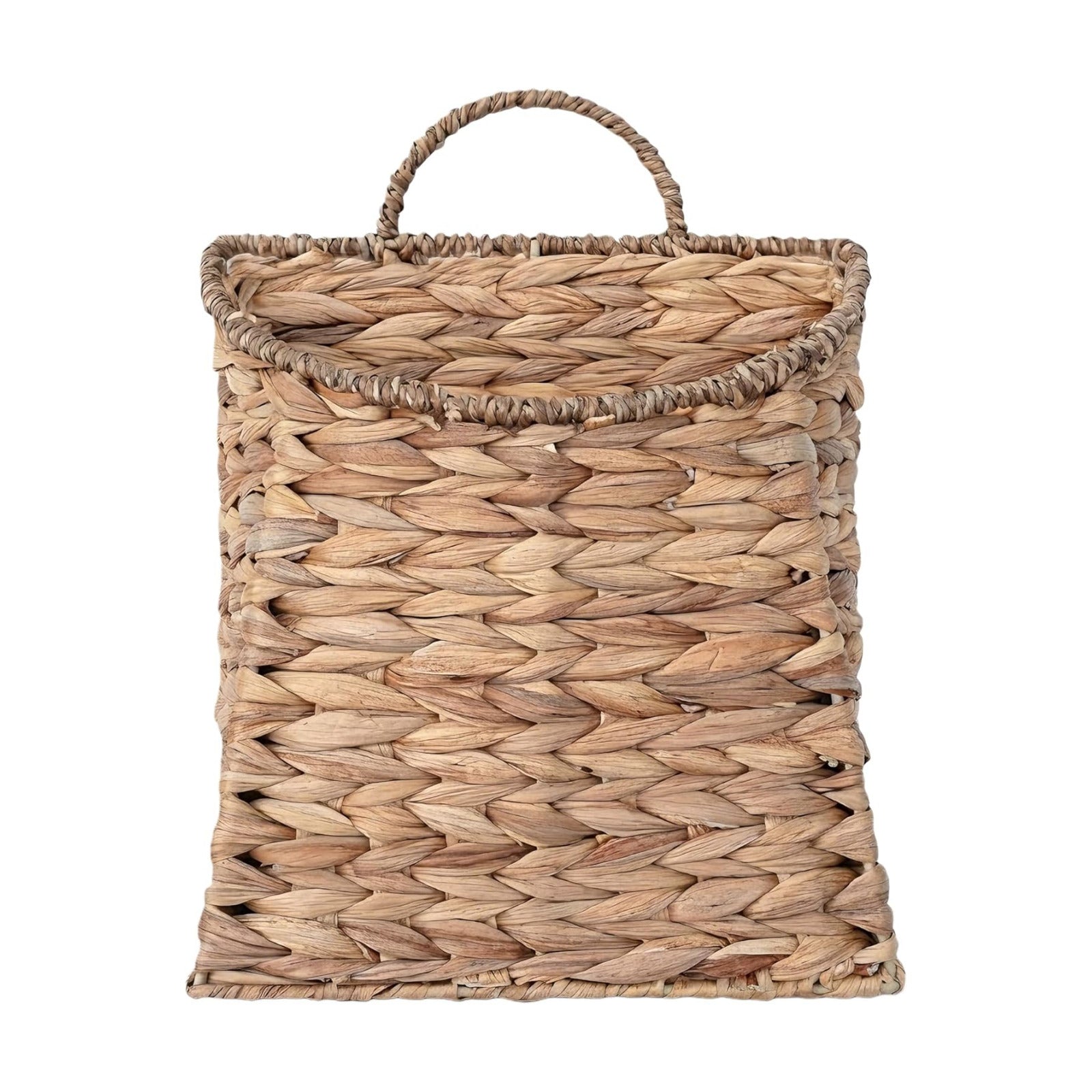 Handwoven Wicker Wall Hanging Baskets / Natural
