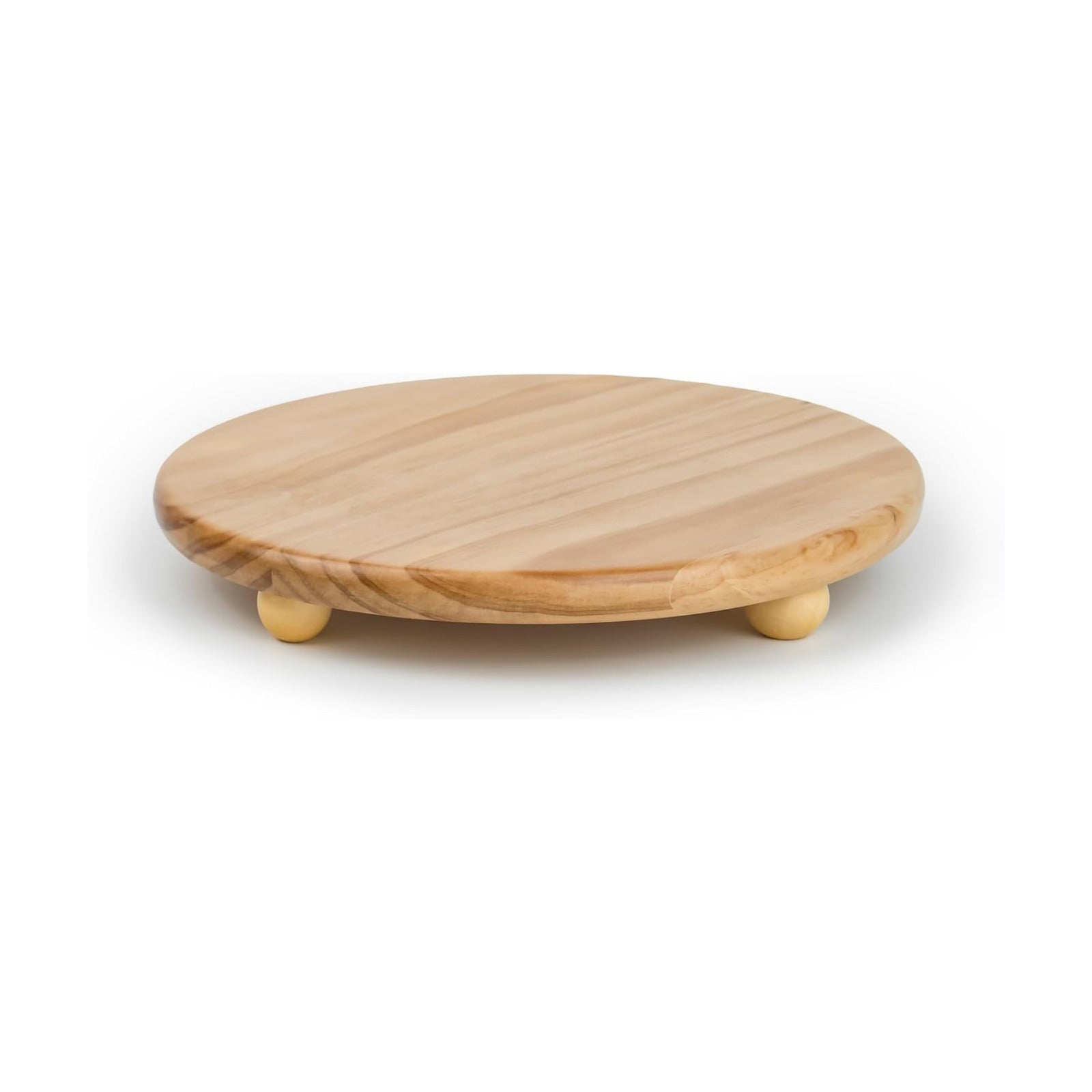 Wood Pedestal Stand / 12" Round Wood Riser