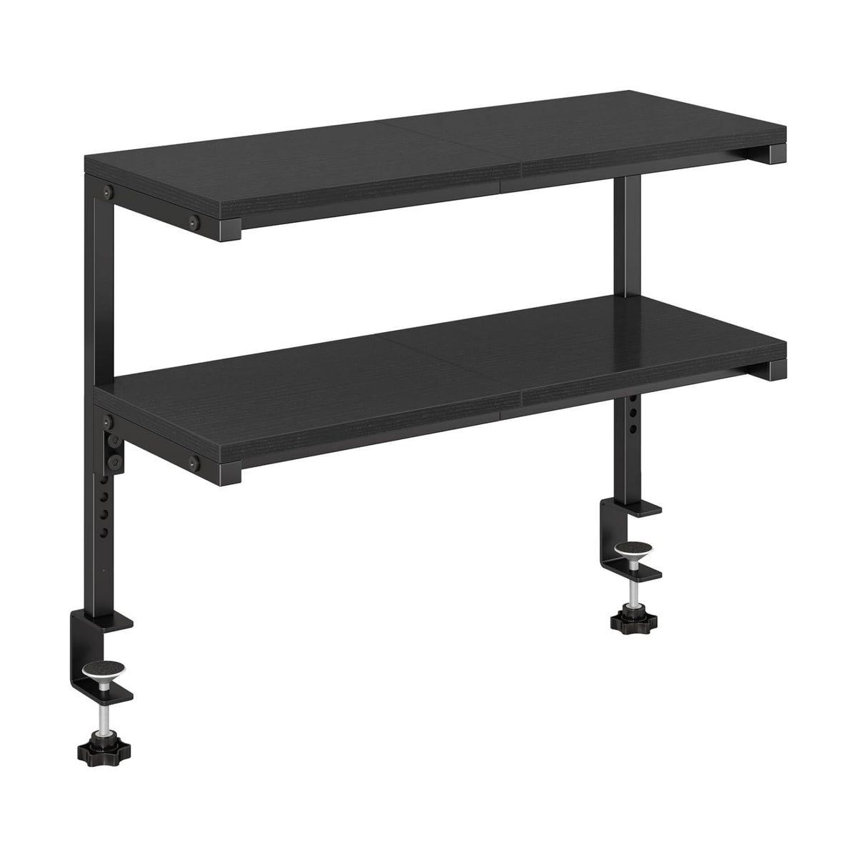 IBUYKE Clamp on Desk Shelf, 22.8” Large Desk Extender Shelves UTMZ010B | Tool-Free, Flexible Repositioning,Adjustable