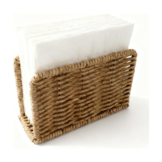 Rattan Vertical Napkin Holder / Rectangular Natural Color