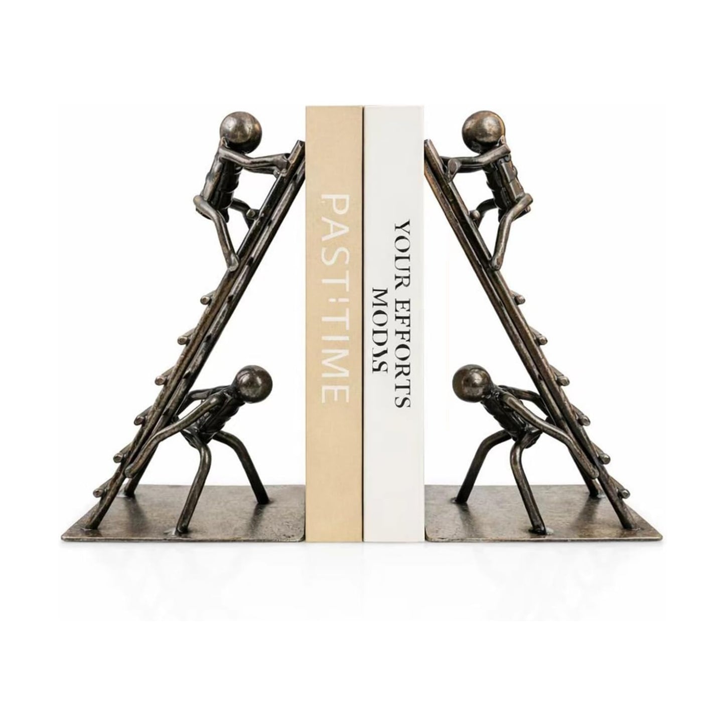 Modern Climbing Man Bookends