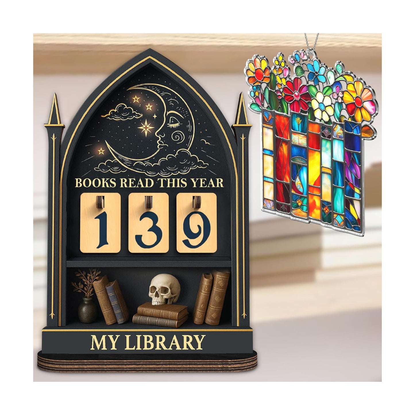 Fantasy Book Tracker Sign / Book Tracker 1