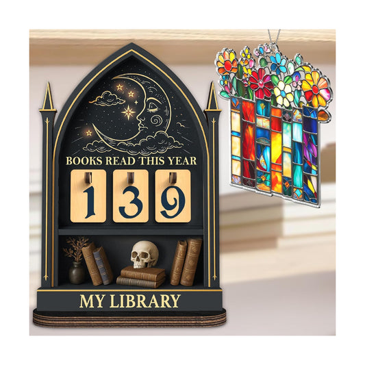 Fantasy Book Tracker Sign / Book Tracker 1