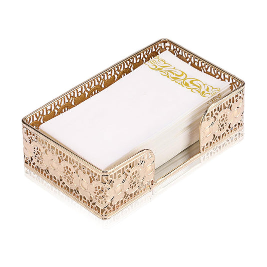 Vintage Paper Towels Napkin Holder / Gold / 9.3 x 5.6 / Inch/guest Towel