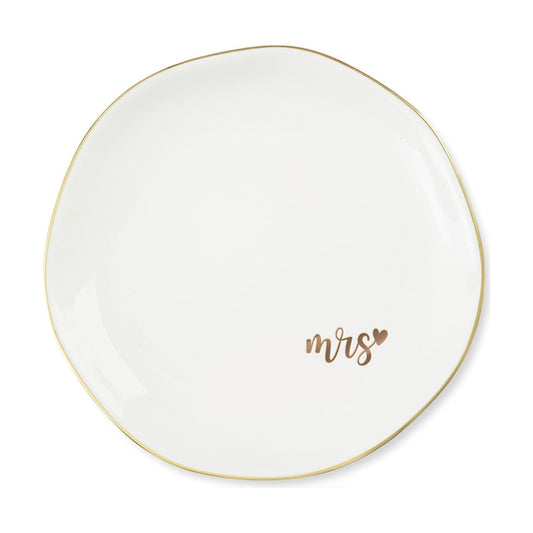 Engaged Gifts Ring Holder Dish / Mrs