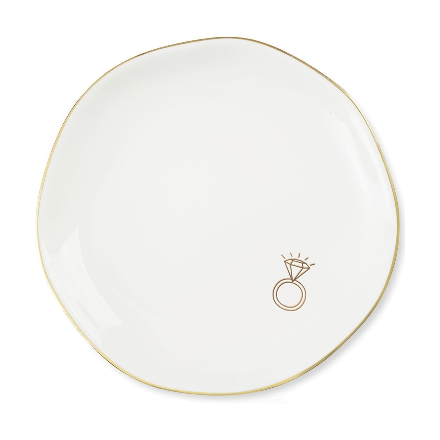 Engaged Gifts Ring Holder Dish / Diamond