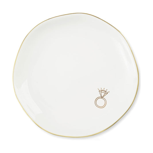 Engaged Gifts Ring Holder Dish / Diamond