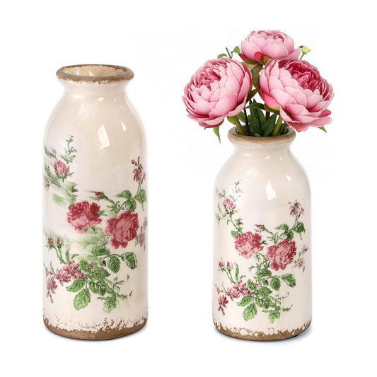 Vintage Ceramic Small Vases / Set of 2