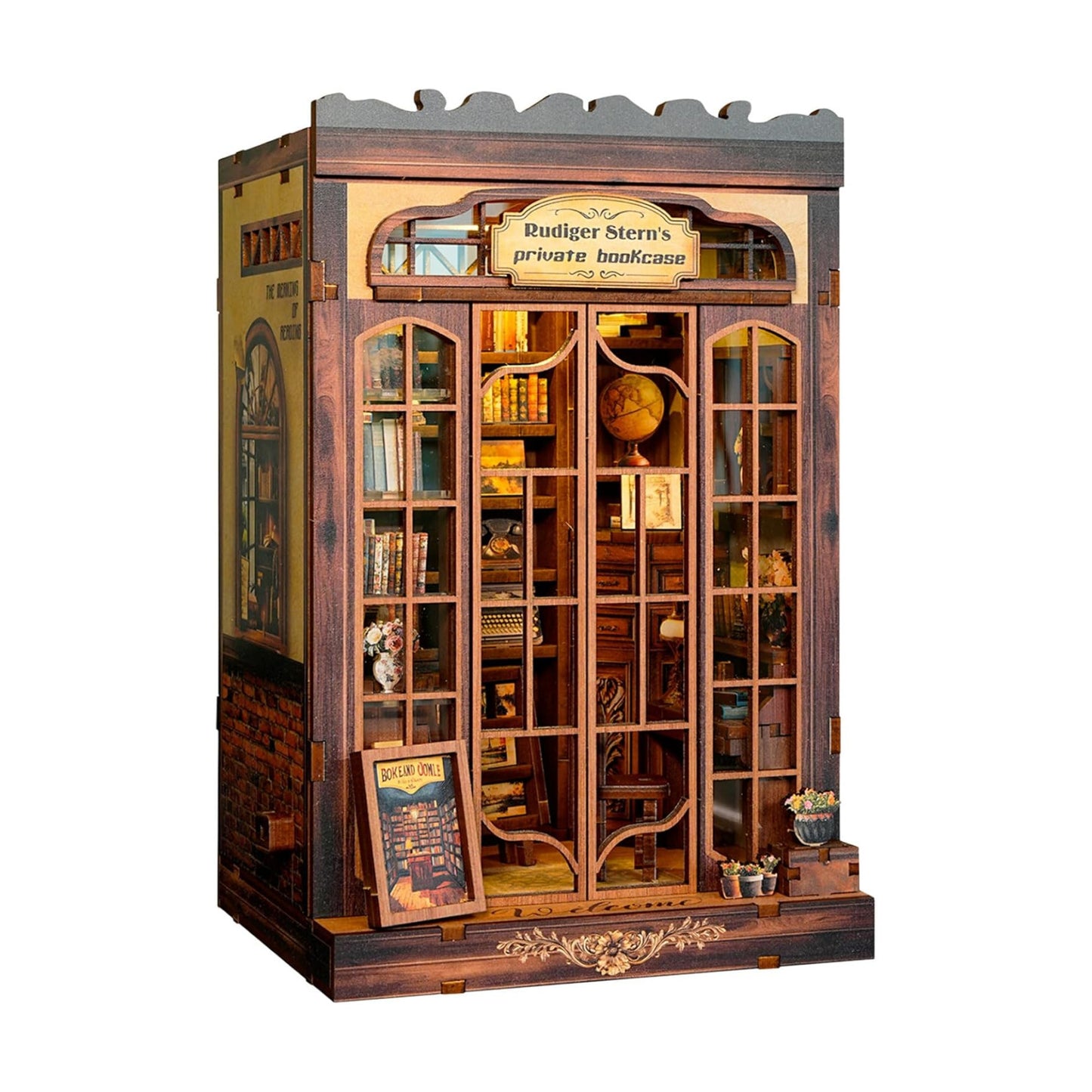 Bookend Decor / LED Sensor Light / Bn-bookcase