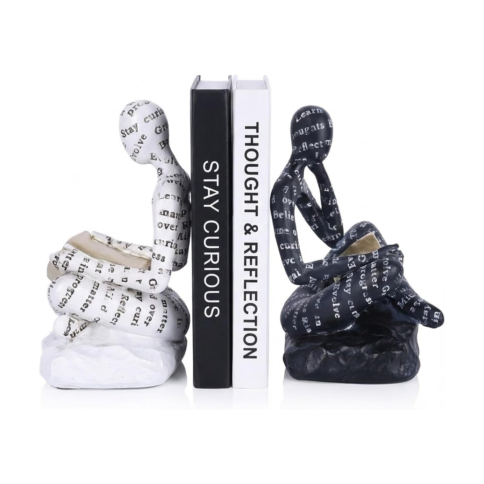 Heavy Duty Book Ends / Black and White