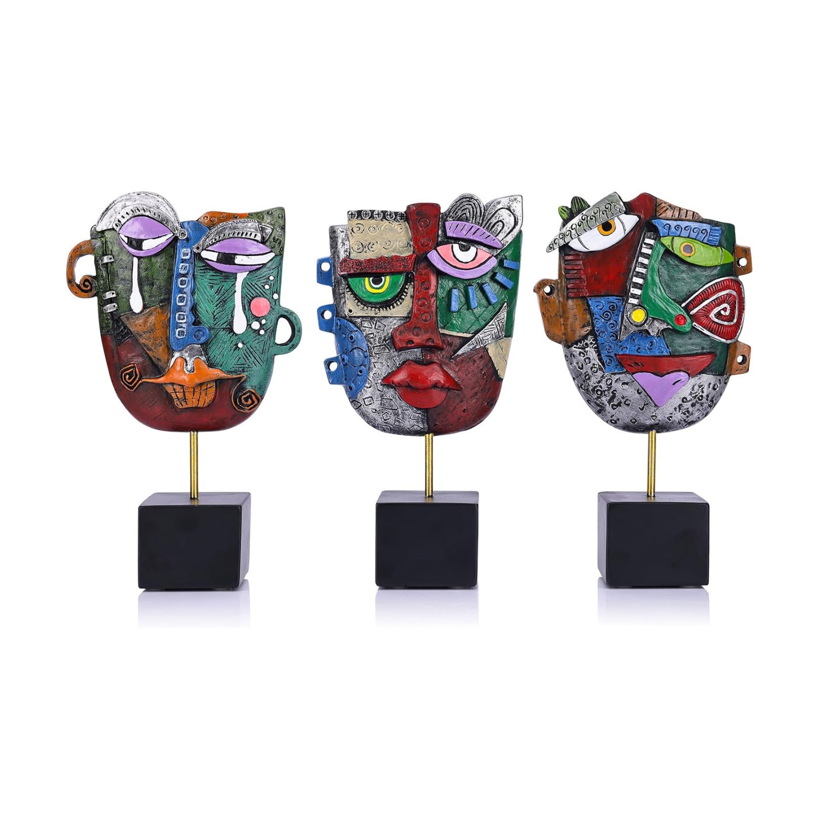 Mid Century Modern Statue / Set of 3