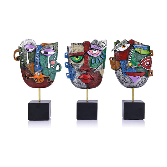 Mid Century Modern Statue / Set of 3