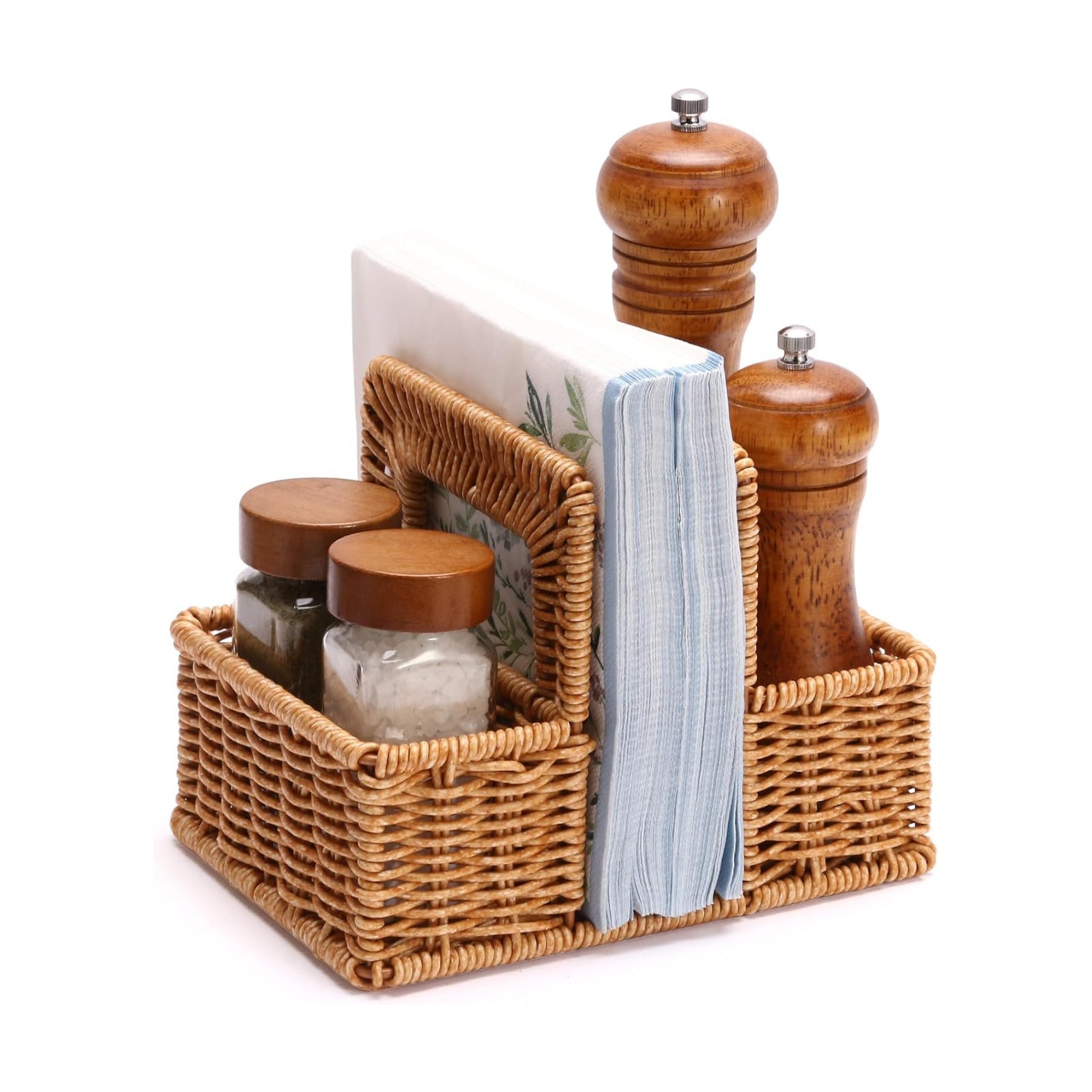 Rattan Napkin Holder / Tabletop Organizer