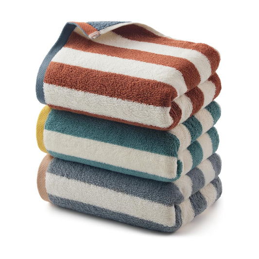 REDKISS Striped Hand Towels for Bathroom, Kitchen Decor, Guest Use, Ultra Soft and Highly Absorbent for Kids Adults