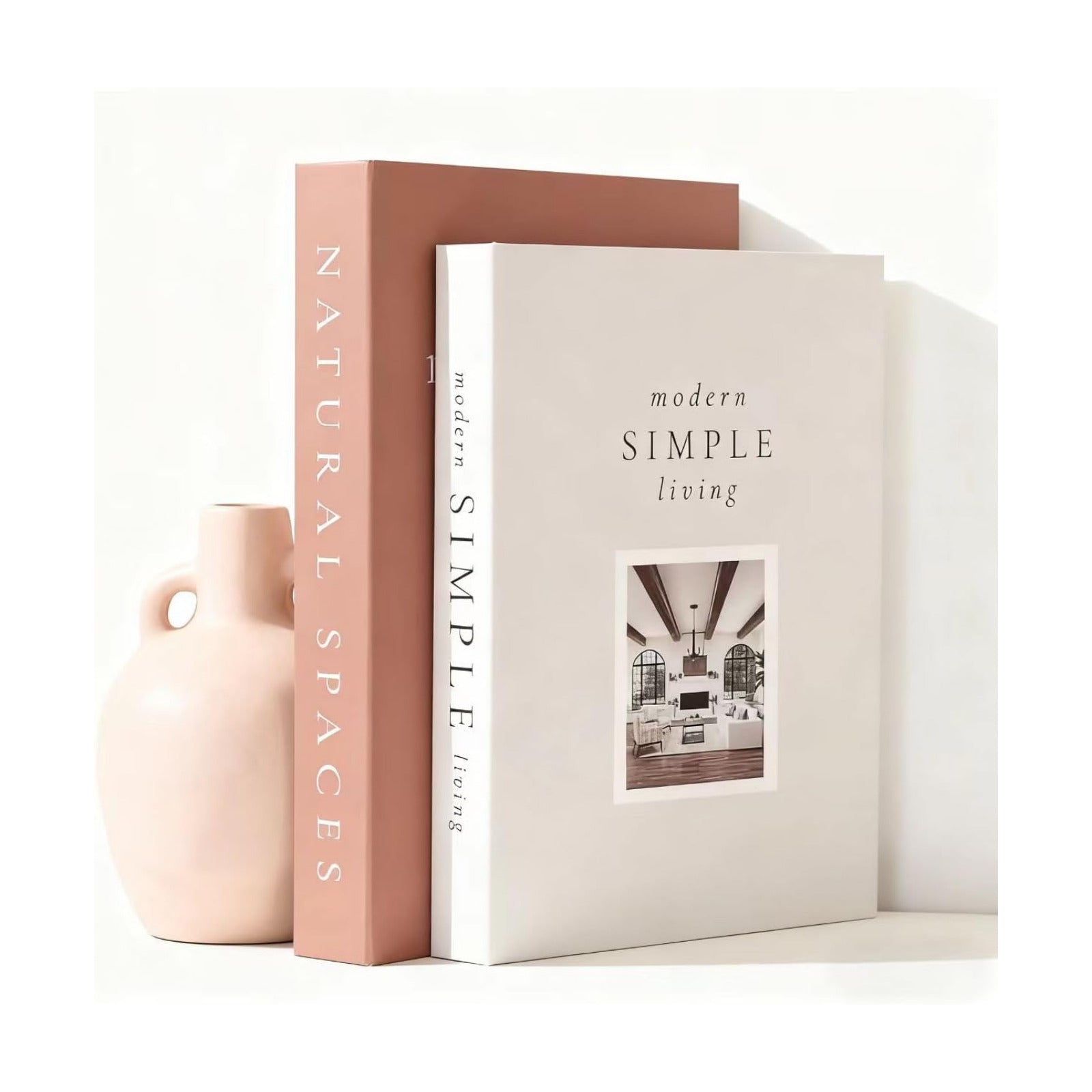 Modern Minimalist Faux Book / E3 / Set of 2