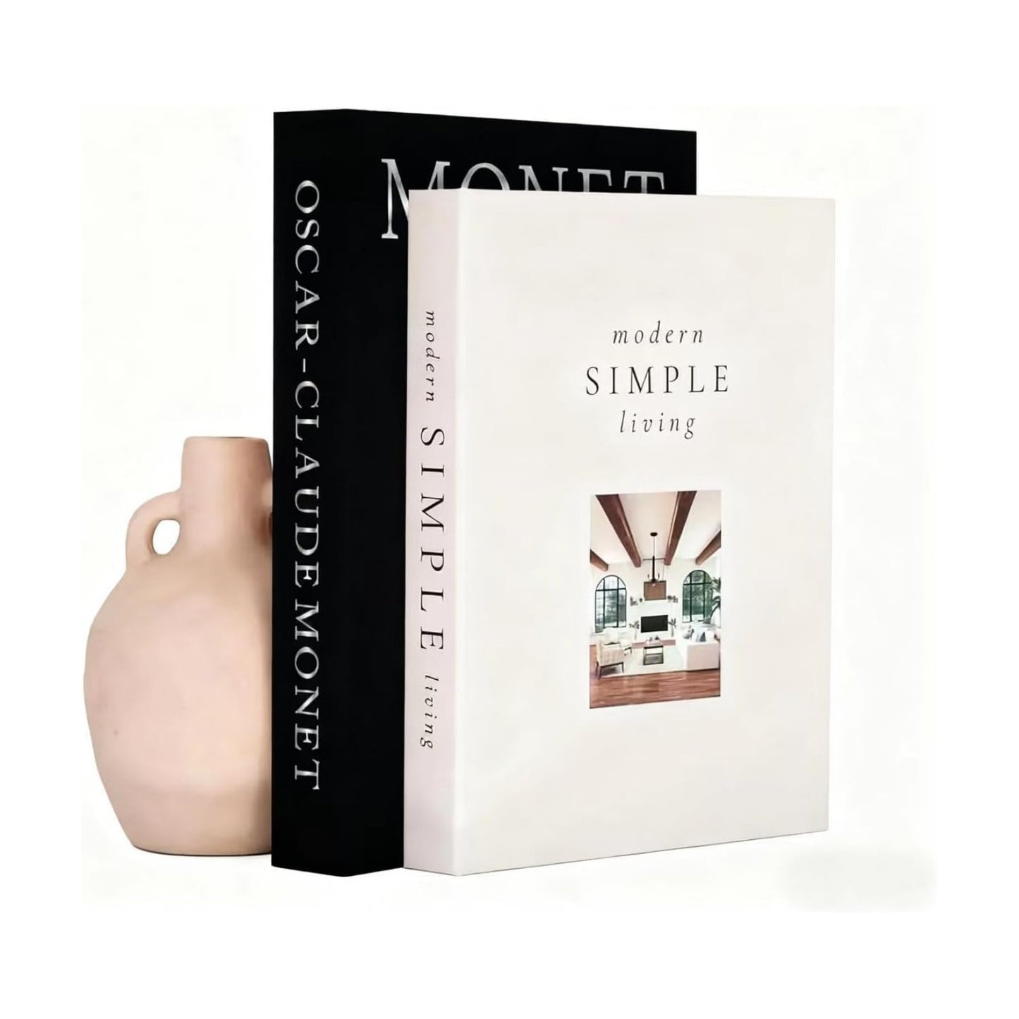 Modern Minimalist Faux Book / E2 / Set of 2