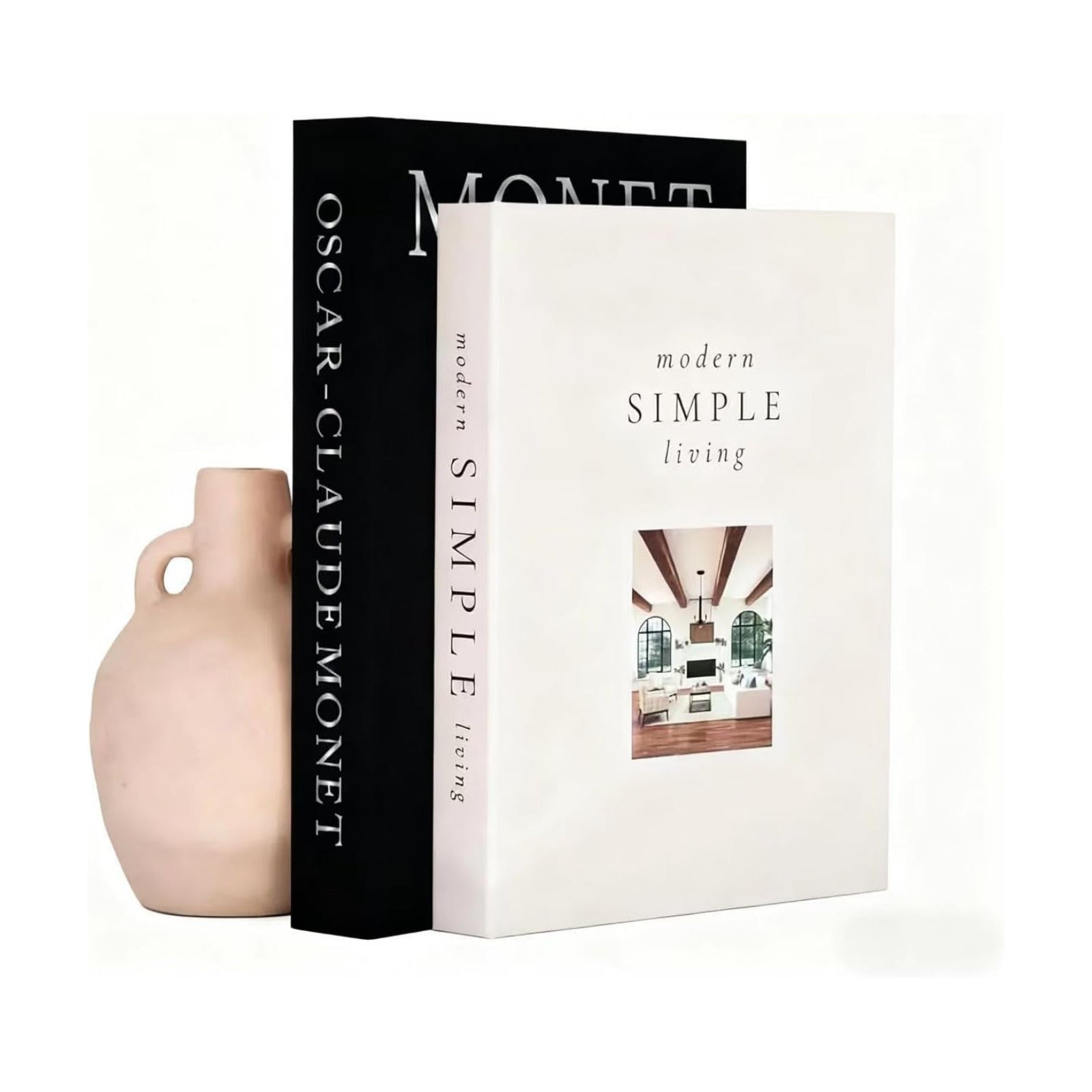 Modern Minimalist Faux Book / E2 / Set of 2
