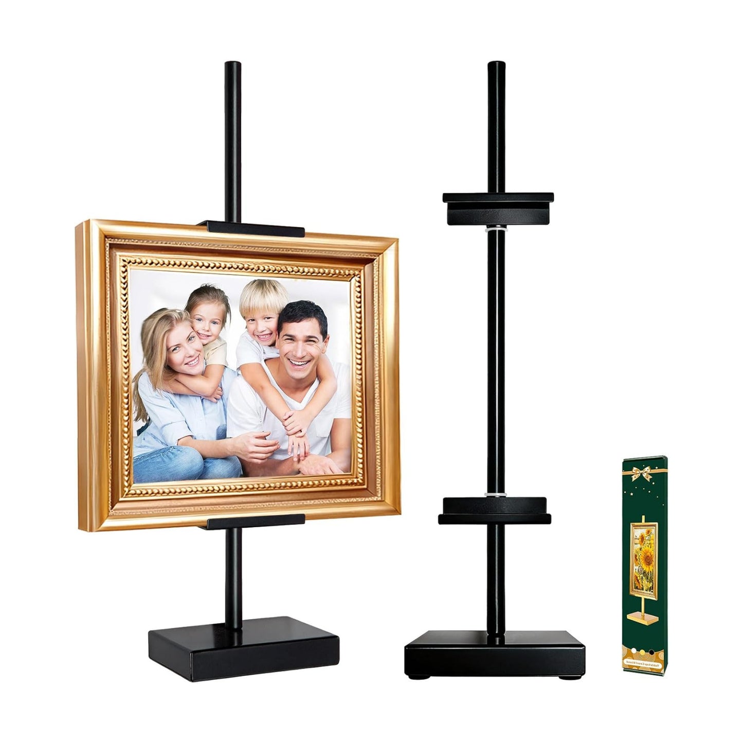 Metal Picture Stands for Display / Black / 18 Inch