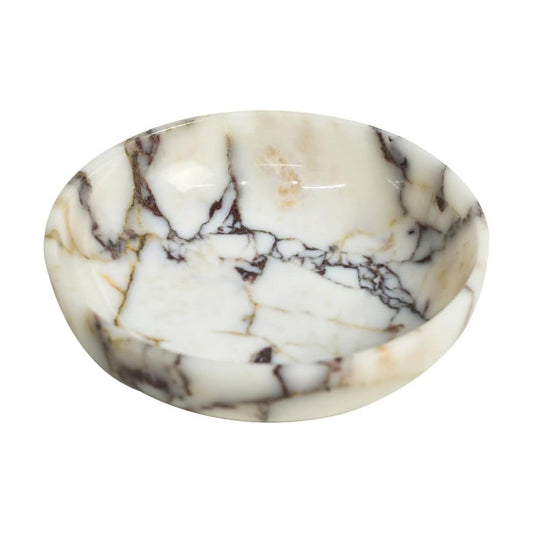 Marble Key Bowl / Calacatta Viola / 7.8 x 1.9