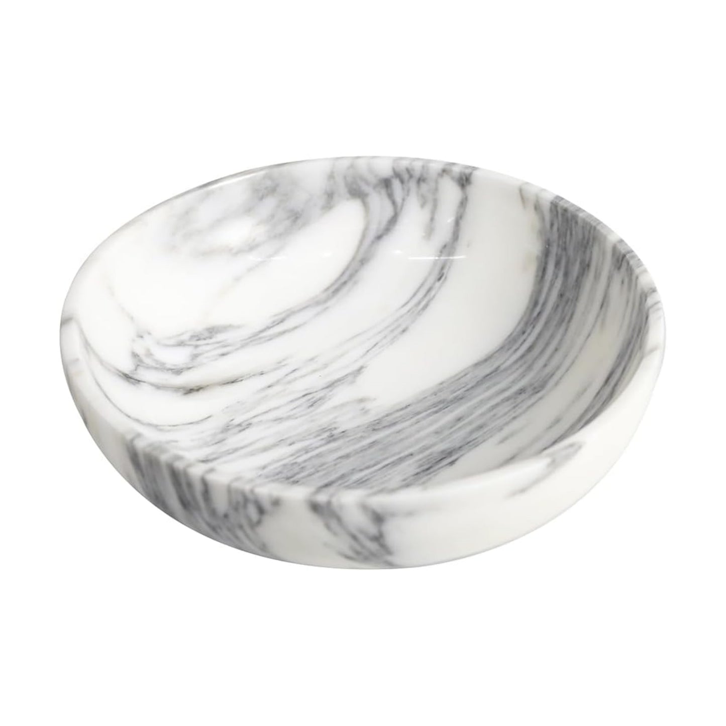 Modern Decorative Bowl / Arabescato / 7.8 x 1.9