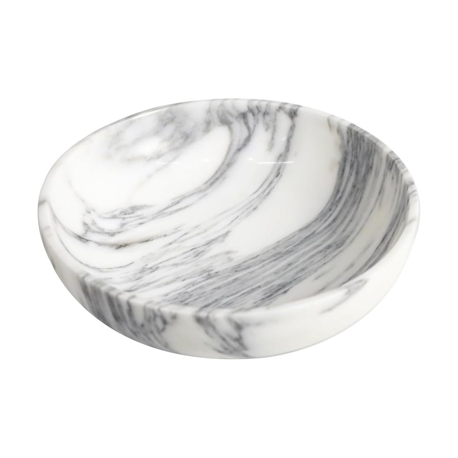 Modern Decorative Bowl / Arabescato / 7.8 x 1.9