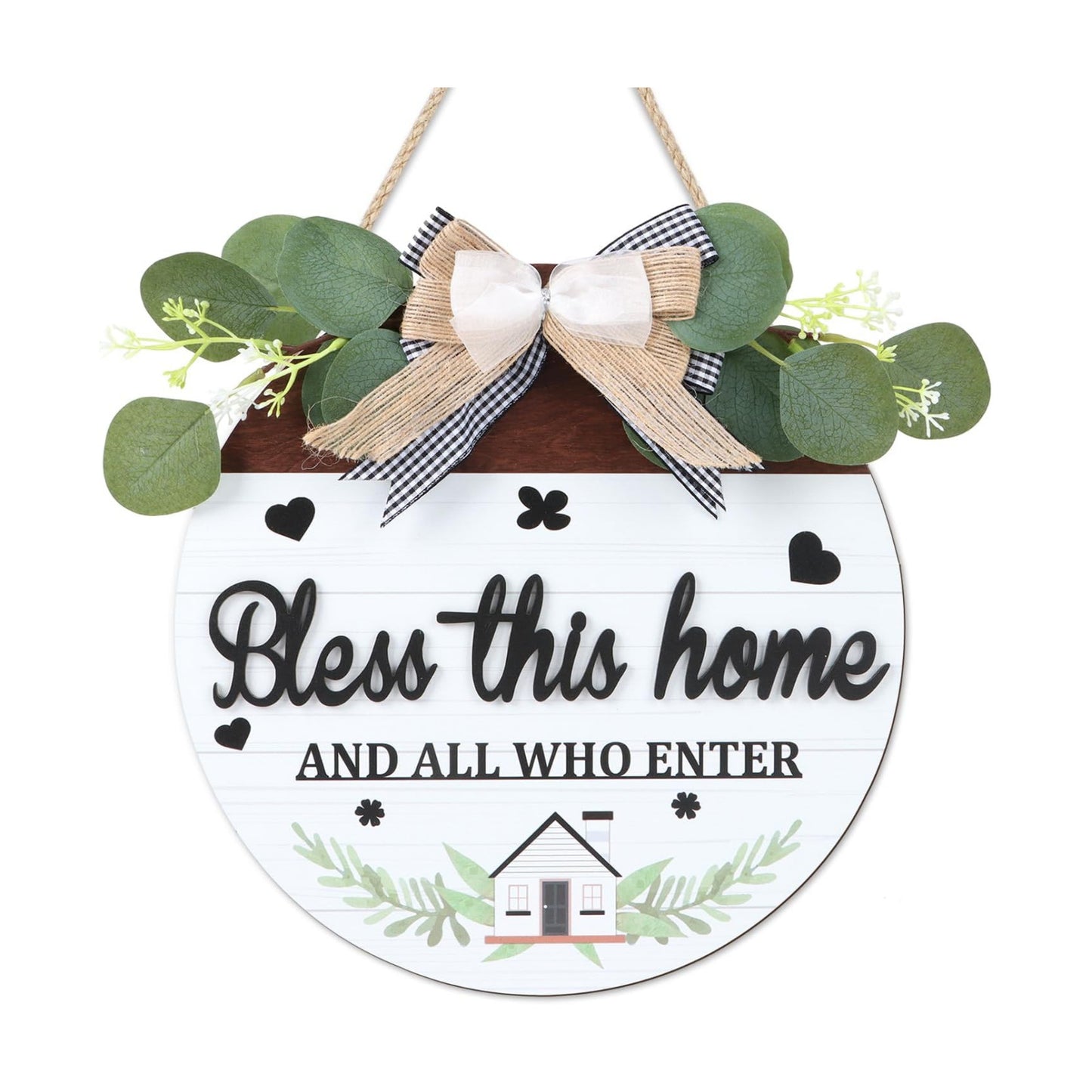 Rustic Farmhouse Wall Signs / Bless The Home