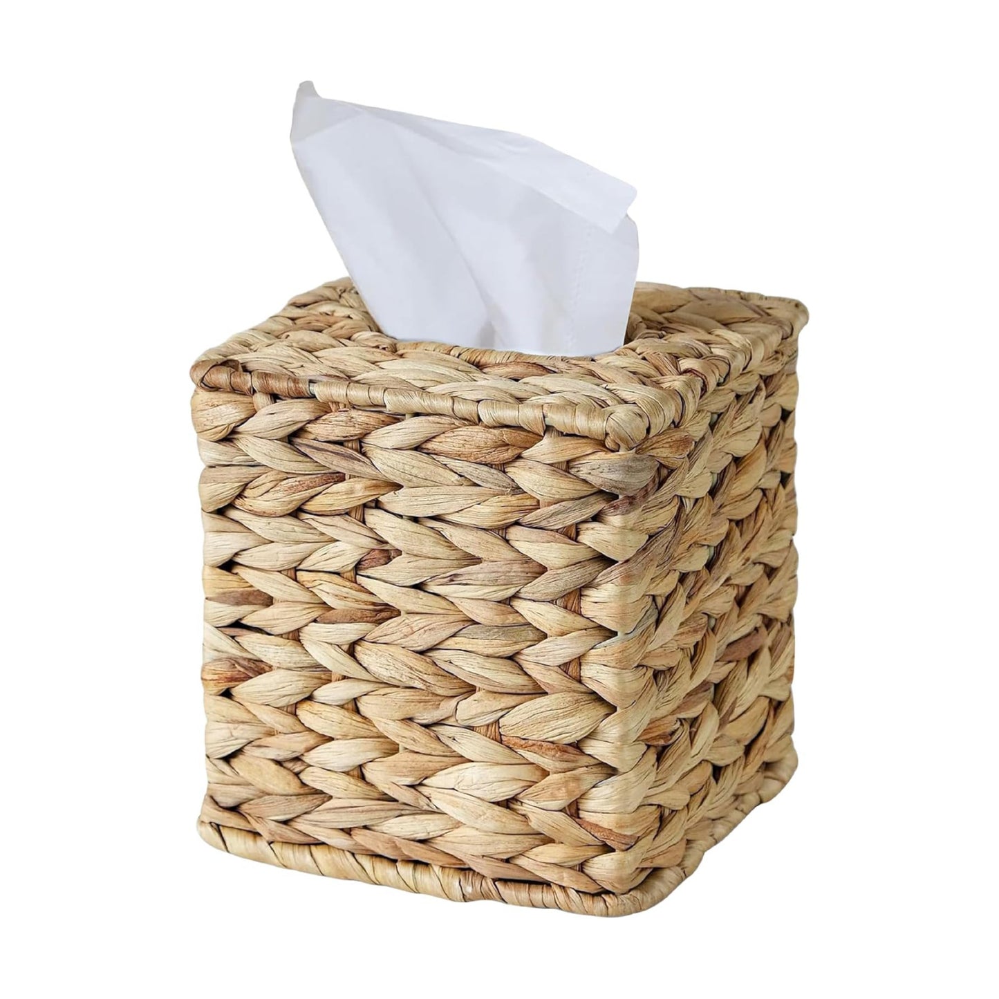 Handmade Wicker Napkin Box Holder / Natural